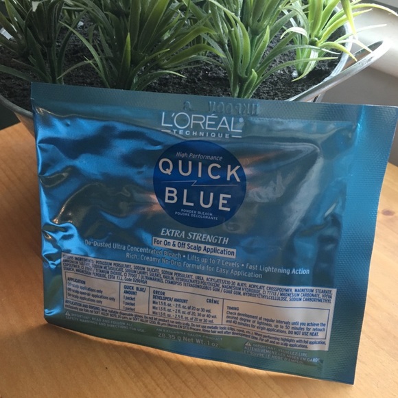 L Oreal Makeup Hair Bleach Quick Blue Poshmark